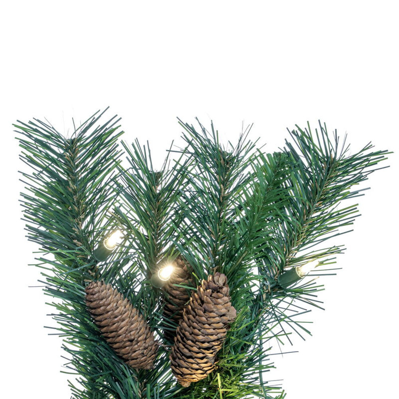 Nauman 108'' in. Lighted Faux Mixed Assortment Garland
