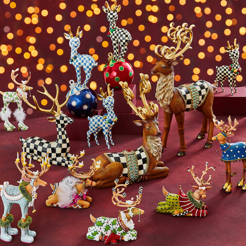 Patience Brewster Dash Away Dasher Reindeer Figure
