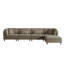 4 Seater Corduroy Corner Sofa -1966848660