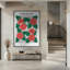 "Hibiscus", art mural texturé encadré-798687425-798687436