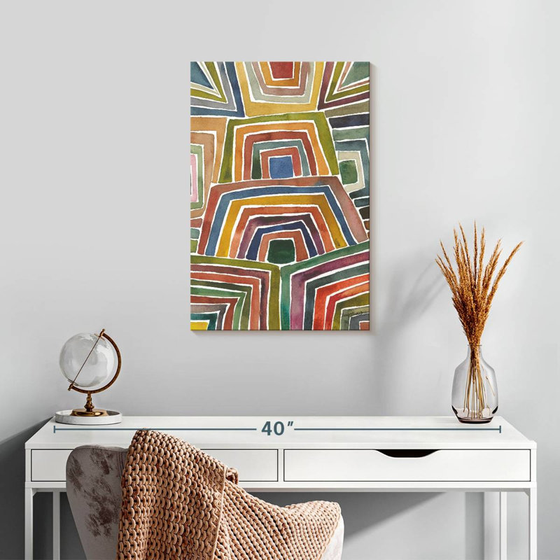 Avery Stripes II, 24" H x 16" W