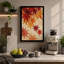 Autumn Leaves Adrift Botanical - Wrapped Canvas-1310266275-1310266279