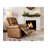 37.4" Wide Electric Power Lift Recliner with Heat and Massage, PU Leather Recliner Chair for Elderly-550861385