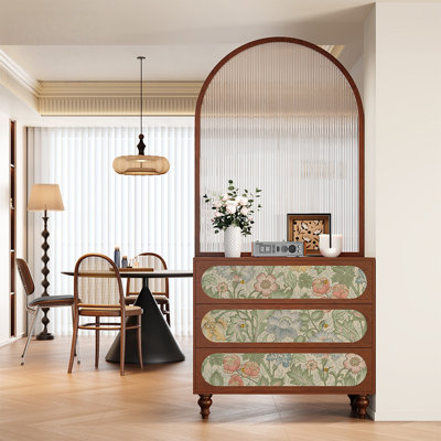 French  tempered glass screen cabinet