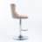 Swivel Velvet Barstools with Adjusatble Seat Height-1880070283-1880070268