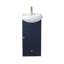 Mini meuble-lavabo simple 18 po avec comptoir en céramique pour petit espace-87375994