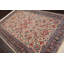 Tapis rectangulaire en laine noué à la main de conception unique 6 pi 1 po x 9 pi 3 po Leshay