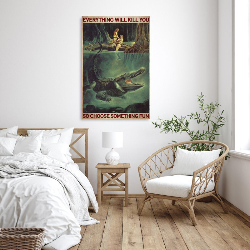 «Sighild Hute Choisissez quelque chose d'amusant 2 - 1 pièce», reproduction d'art graphique sur toile tendue