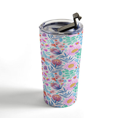 East Urban Home Double Wall Insulated Stainless Steel Travel Mug with