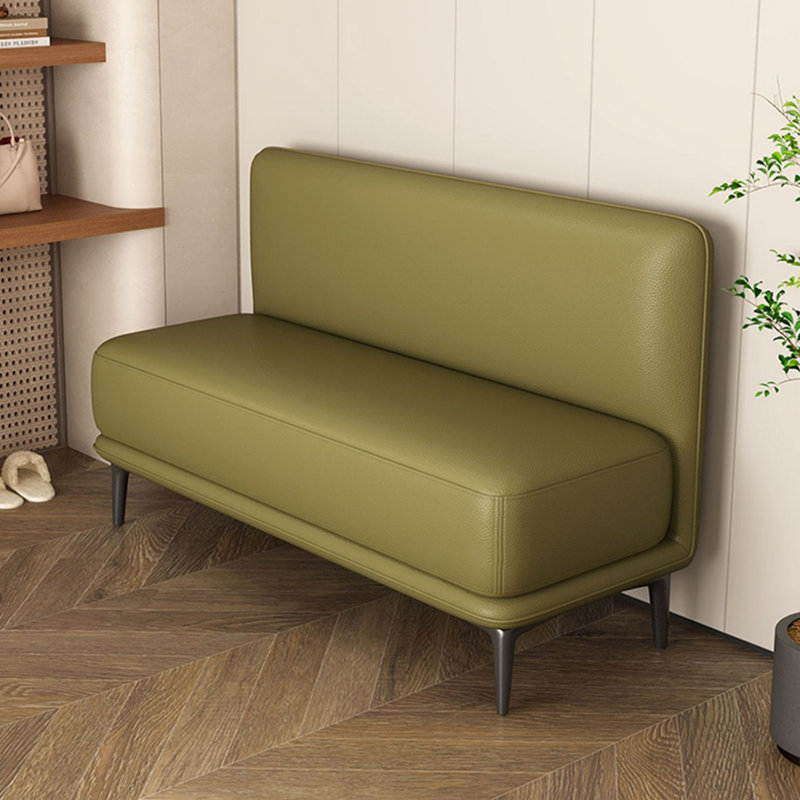 Banc rembourré vert, Vert
