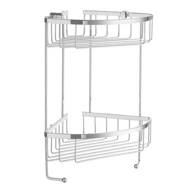 Kaseta Drill & Screw Mount Stainless Steel Shower Caddy Rebrilliant Size: 22.83 H x 19.69 W x 5.91 D