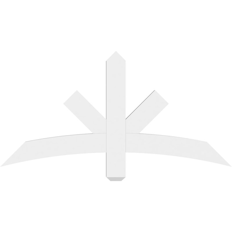 Support de pignon Alberta Alberta, H 24 po x l 48 po (pas: 12/12), P 2 po x F 4 po, Signature uréthane