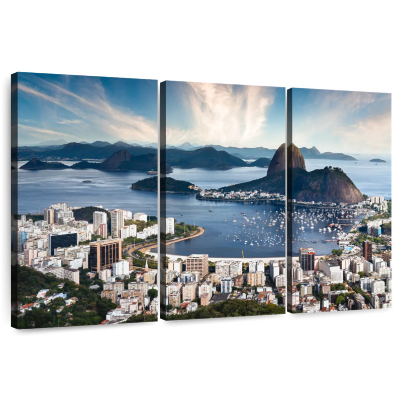 Sebbie Rio De Janeiro Skyline, 42" H x 65" W