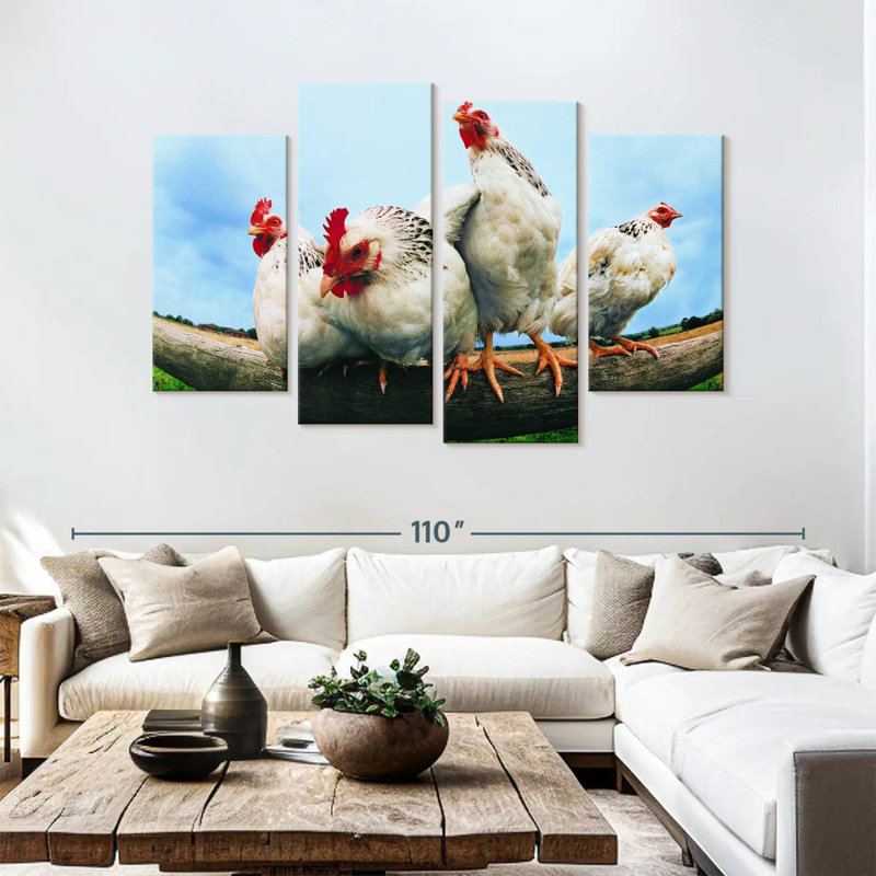 Poulet Brampt, H 54 po x l 84 po