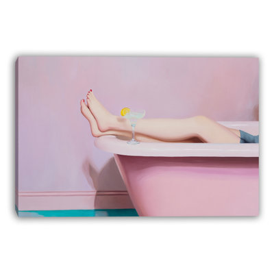 «Still Bath Light», art mural sur toile tendue