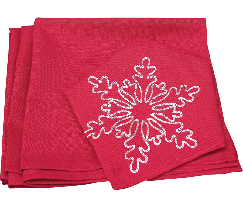 Adyn Polyester Embroidered Square Napkin