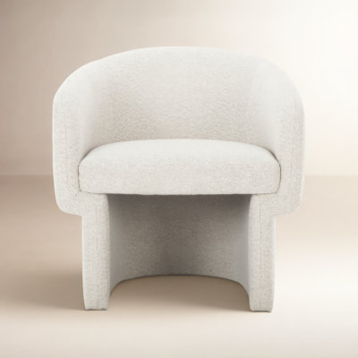 27.5" W Velvet Barrel Chair