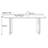 Small black rectangular rock slab dining table-1246861088