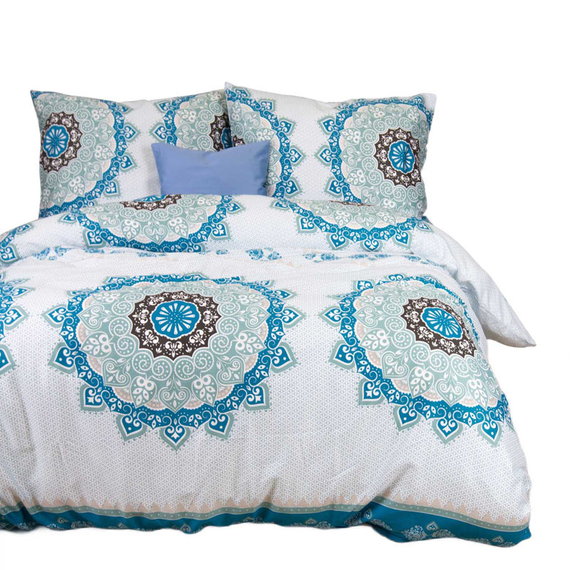 Cotton Duvet Cover Set with Pillow Shams