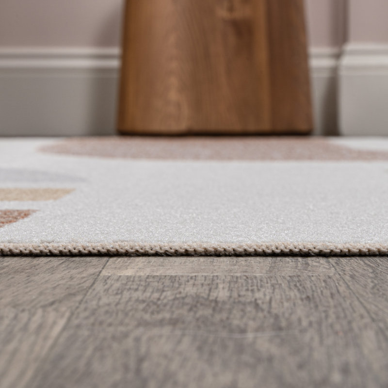 Tapis crème / multicolore Kenye, Tapis de couloir 2 pi x 7 pi 10 po
