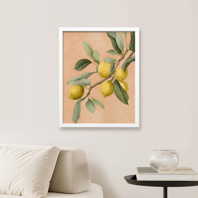 Citrons jaunes - reproduction d'un seul cadre photo