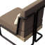 Chaise longue de patio en aluminium et osier avec coussins et coussins-959540829-959540830
