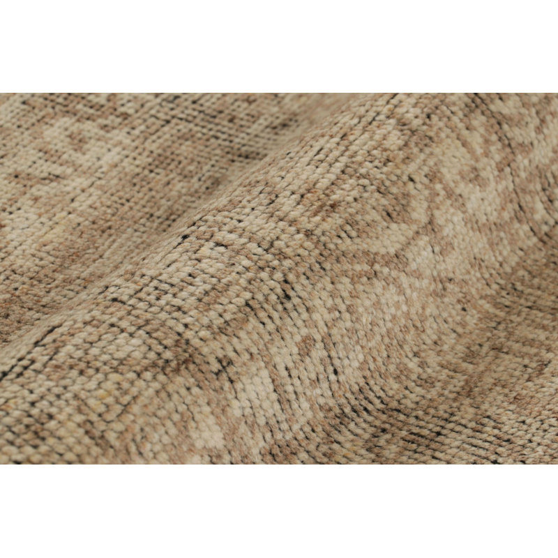 Modern Classic Hand Knotted Wool Area Rug, Rectangle 9' x 12'