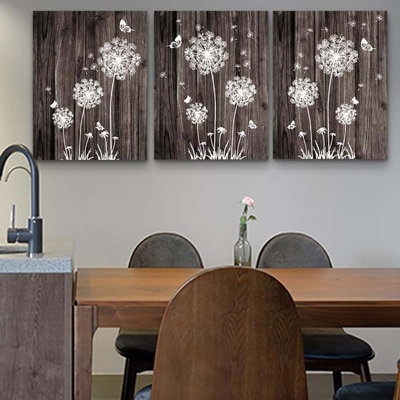 3 Piece Wrapped Canvas Wall Art
