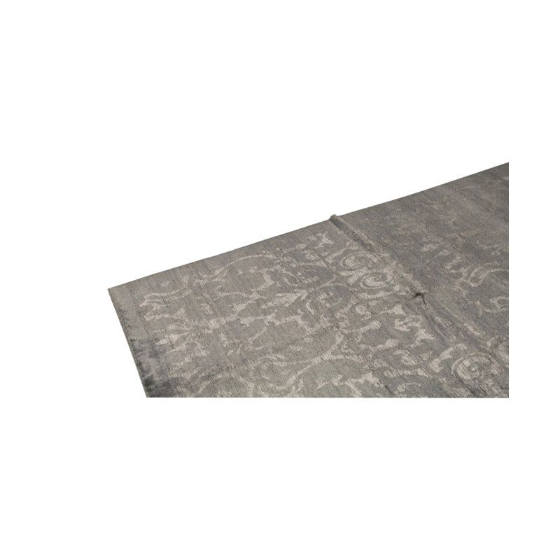 Neo Villa Damask Area Rug in Gray