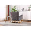 Chaises berçantes confortables en velours, petite conception moderne pour la chambre de bébé et la maison