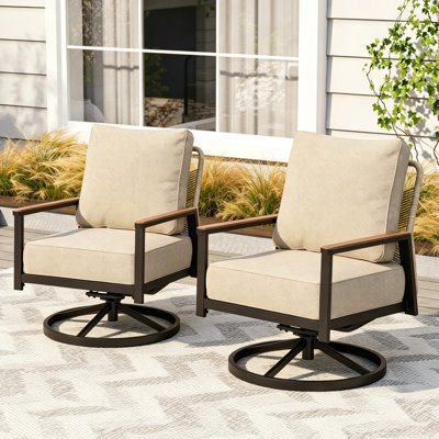 Swivel Outdoor Patio Lounge Chair