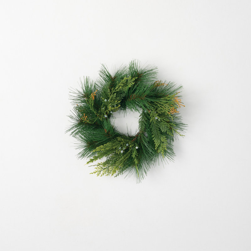 Couronne de pin artificielle 15 po