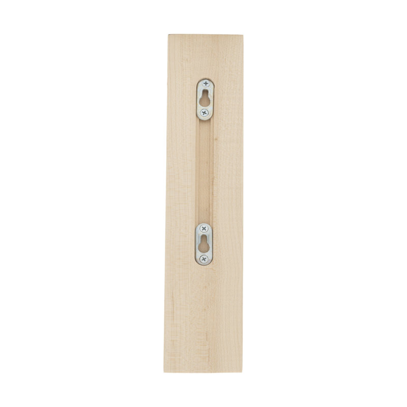 14 in x 3 in x 9 in Unfinished Large Solid Traditional Plain Wood Bracket Corbel, Hard Maple