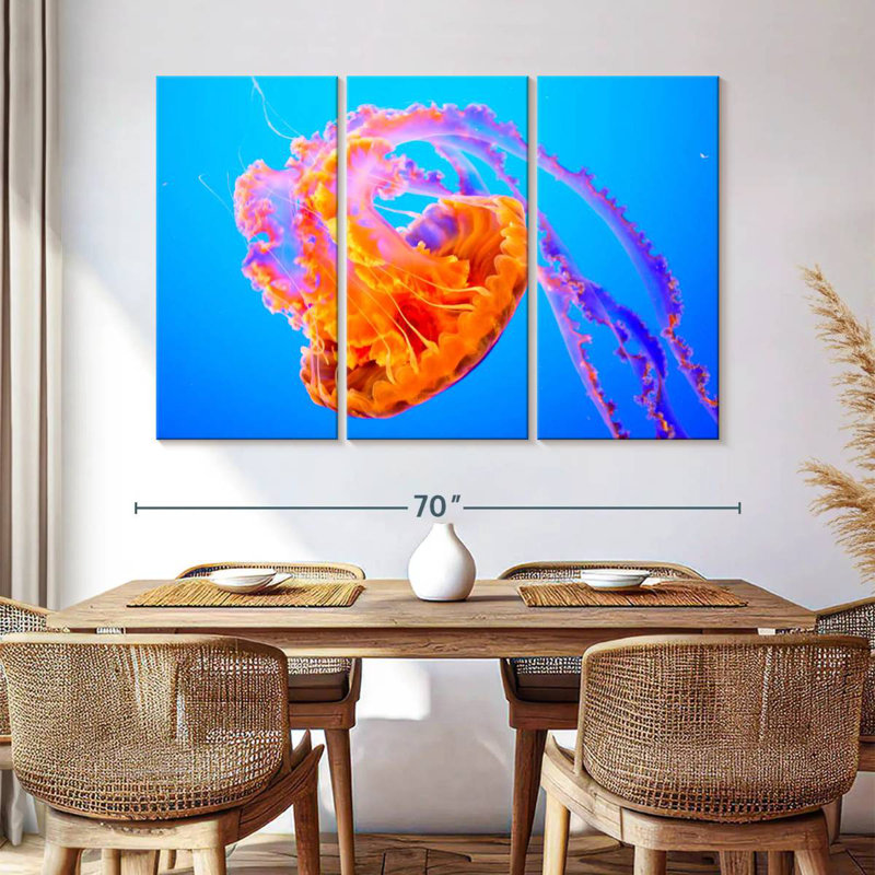 Jellyfish Somersault, 42" H x 65" W