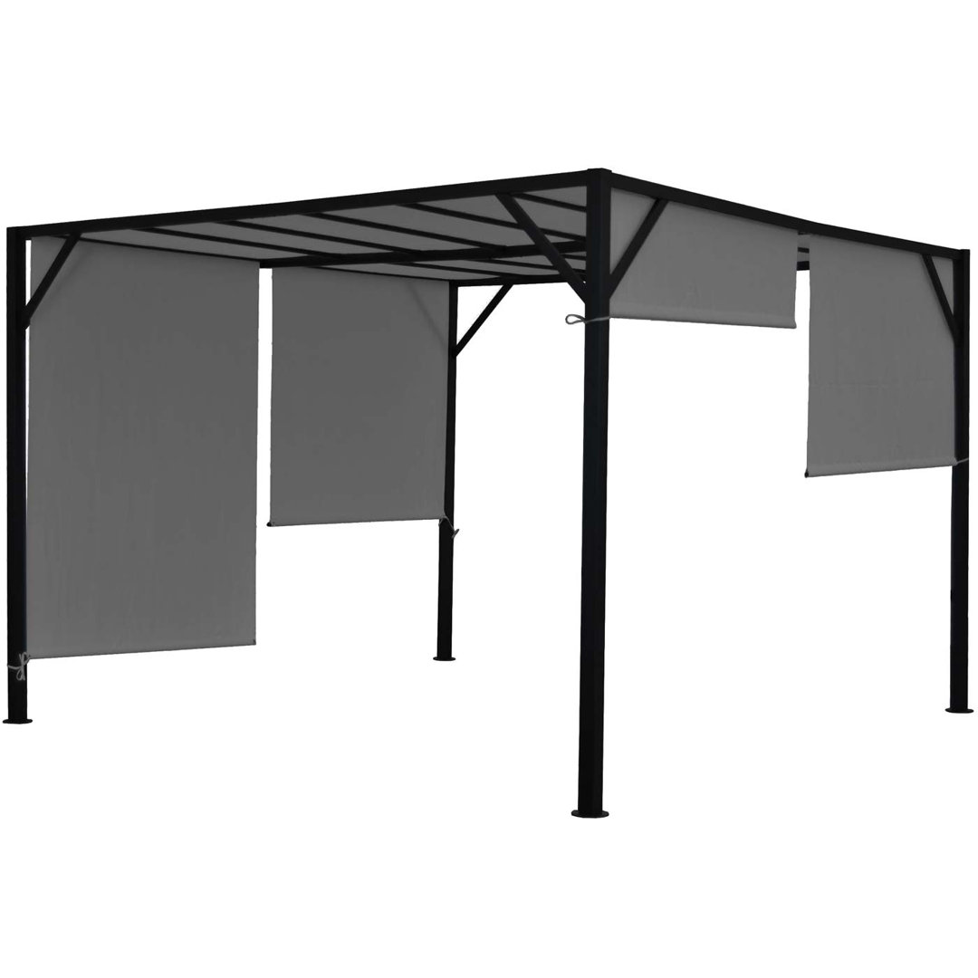 305 cm x 405 cm Grillpavillon Boehlke aus Stahl