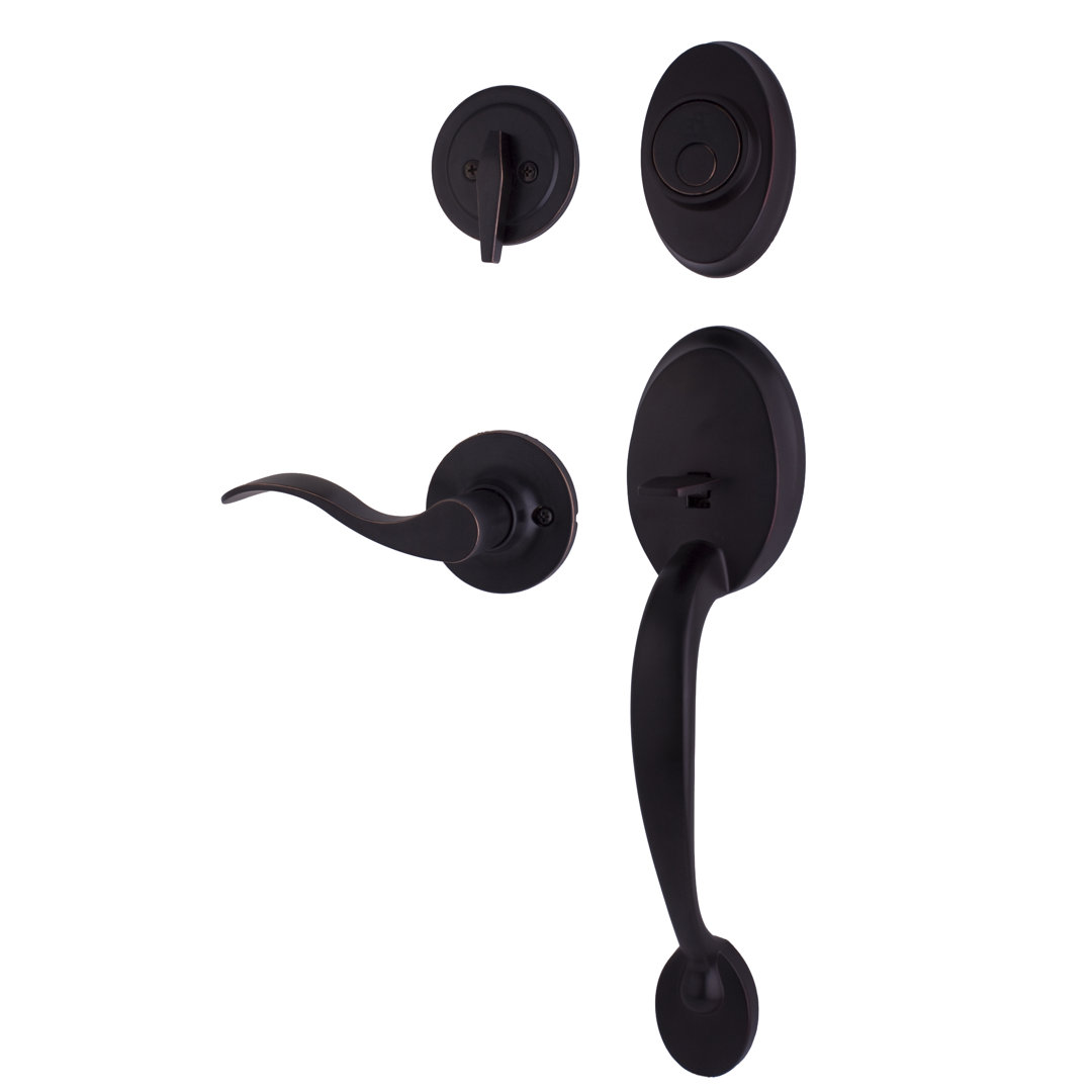 Complete Inactive Premiere Essentials Dummy Handleset with Premiere Essentials  Lever and New Haven Rosette Weslock 