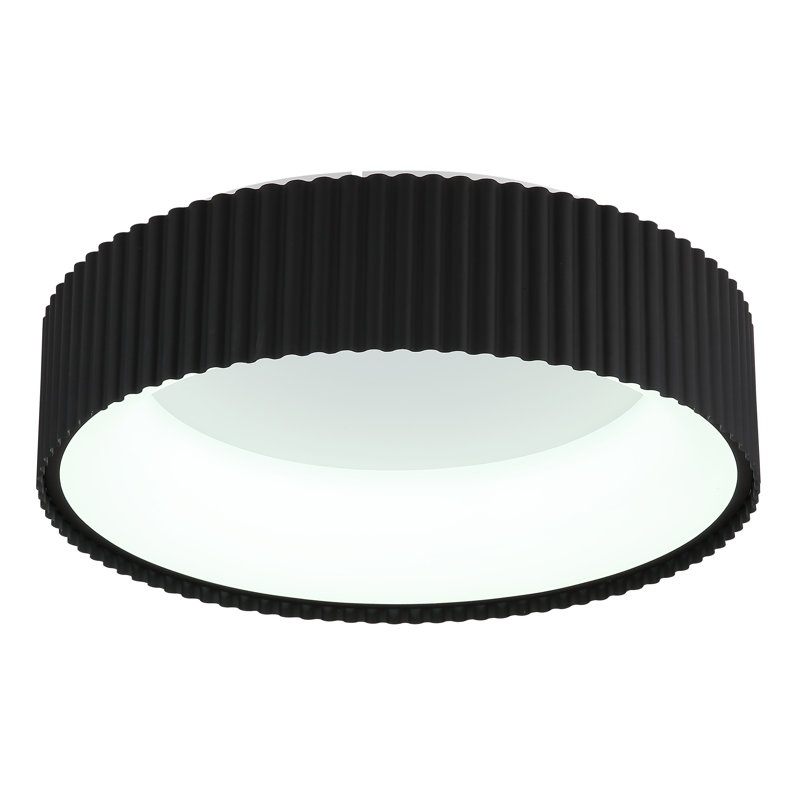LED Flush Mount, Black