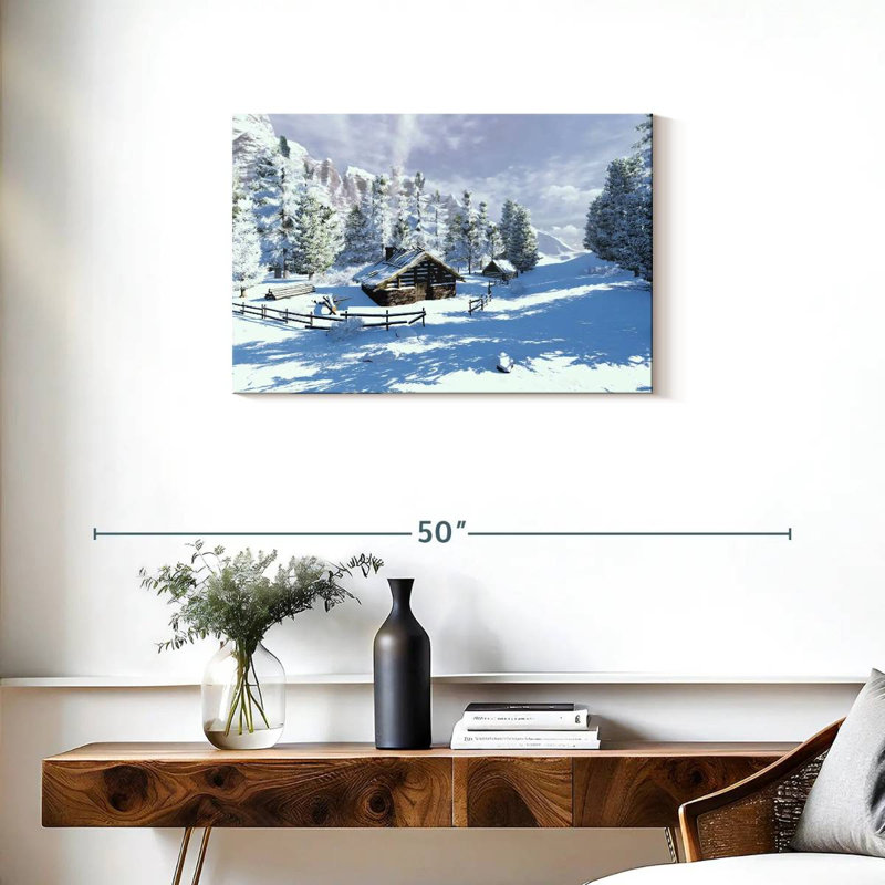 Chalet d'hiver confortable Alvord, H 20 po x l 30 po
