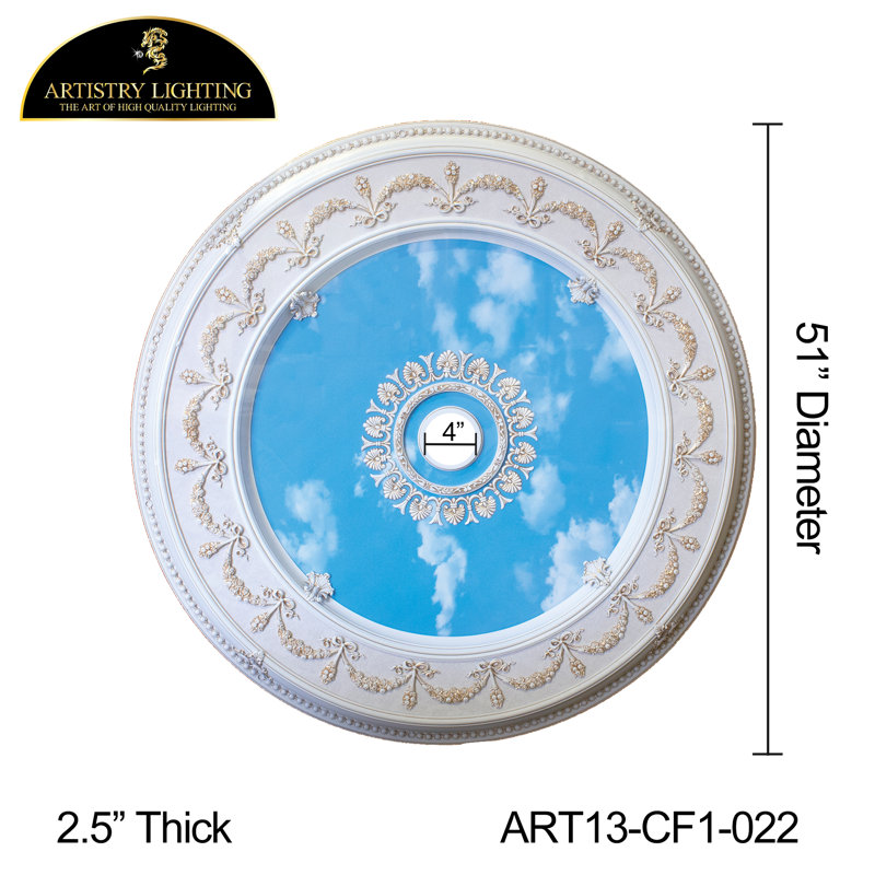 Médaillon rond 51 po