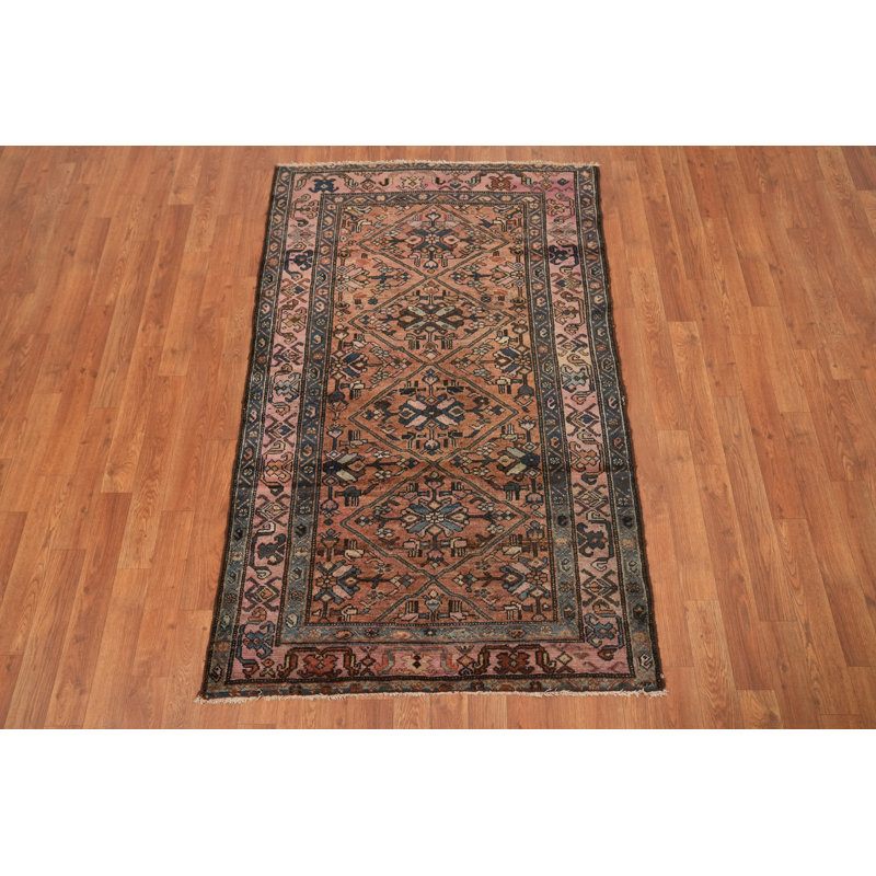 Tapis traditionnel antique géométrique 3 x 5