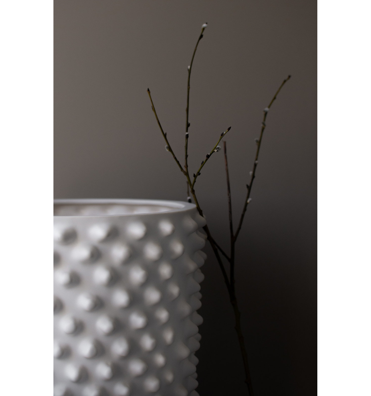 13.78'' Ceramic Table Vase, White