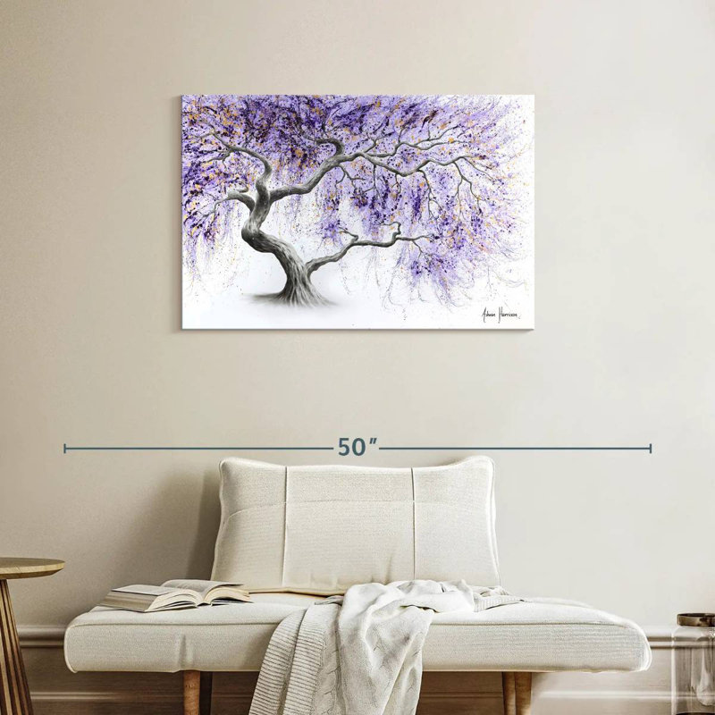 Harnek Purple Prosperity Tree, 24" H x 36" W