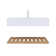 29.53 In. W X 18.11 In. D X 8.15 In. H Single Sink Wall-Mounted Bath Vanity In Natural Wood With White Acrylic