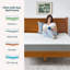 Matelas en mousse viscoélastique gélifiée avec infusion de thé vert 8 po Linenspa®, sensation moyenne, grand-1368959316-1368959318