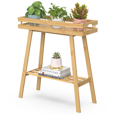 Support de table en bambou d'intérieur