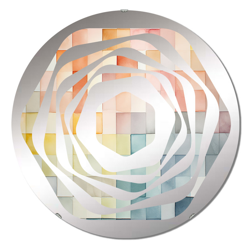 Barnebas - Amorphe Decorative Mirror, 31.4" x 31.4"