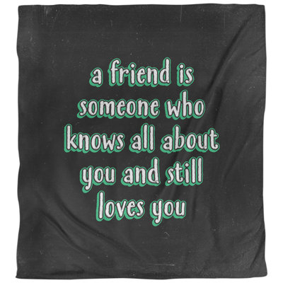 Housse de couette Love and Friendship Quote