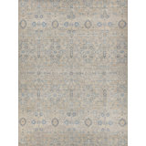 Harper Wool Damask Area Rug