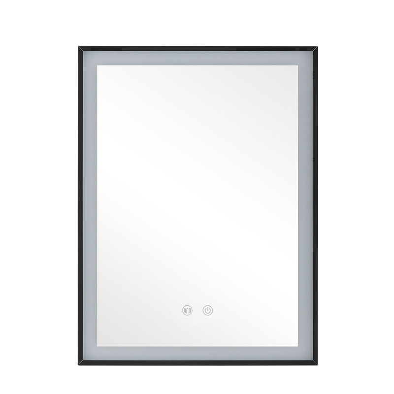 Audreyanna 45 mm W 60 mm H Surface Framed Mirrored Bathroom Cabinets 2 Adjustable Shelves with Mirror