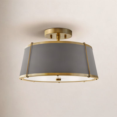 Moxie 2 Light Metal Semi Flush Mount